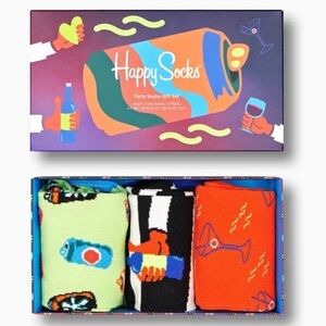 NWT Happy Socks Party Gift Set